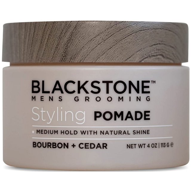 Blackstone Men's Grooming Hair Styling Pomade Medium Hold with