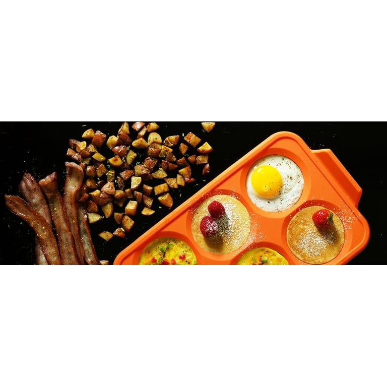 Blackstone Orange Silicone Section Egg Ring Tray