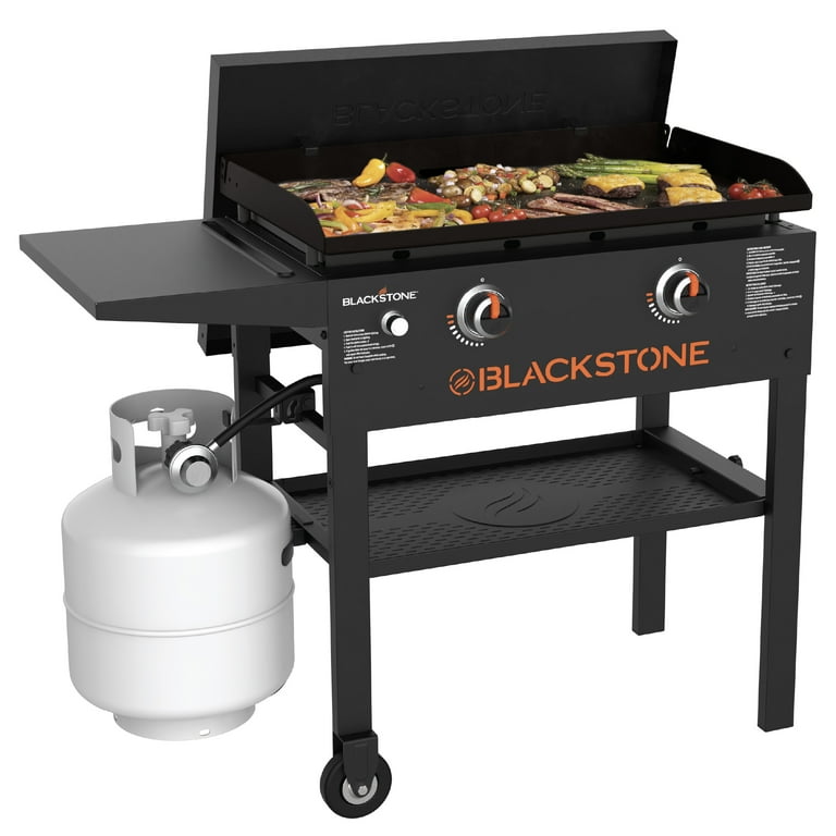 Blackstone Original 2 Burner 28 Propane Omnivore Griddle with Hard Cover