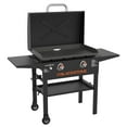 thumbnail image 1 of Blackstone 28" Omnivore Propane Gas Griddle Stove w/ X Braced Hood, Black, 1 of 11