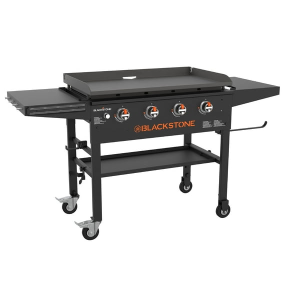 Blackstone Original 4-Burner 36" Propane Omnivore Griddle with Dual Side Shelves