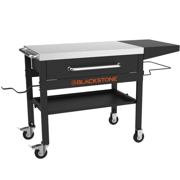 Blackstone Original Series 28" Serve and Store Prep Cart in Black