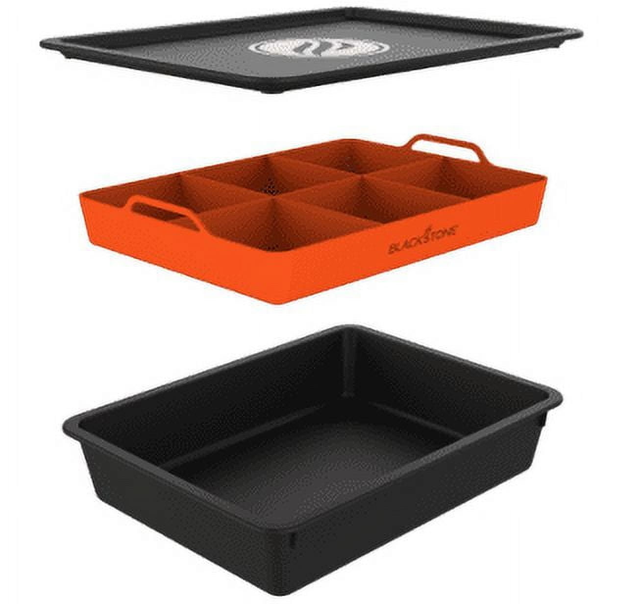 Black Plastic Pizza Dough Proofing Kit with Lid