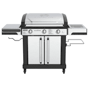 Blackstone Pro Series Outdoor Griddle, 28 Inch XL 3-Burner Flat Top Grill with Cabinet, Stainless Steel
