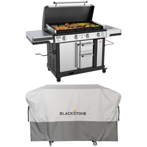 Blackstone ProSeries 4-Burner 36" Propane Griddle and Soft Protective Cover