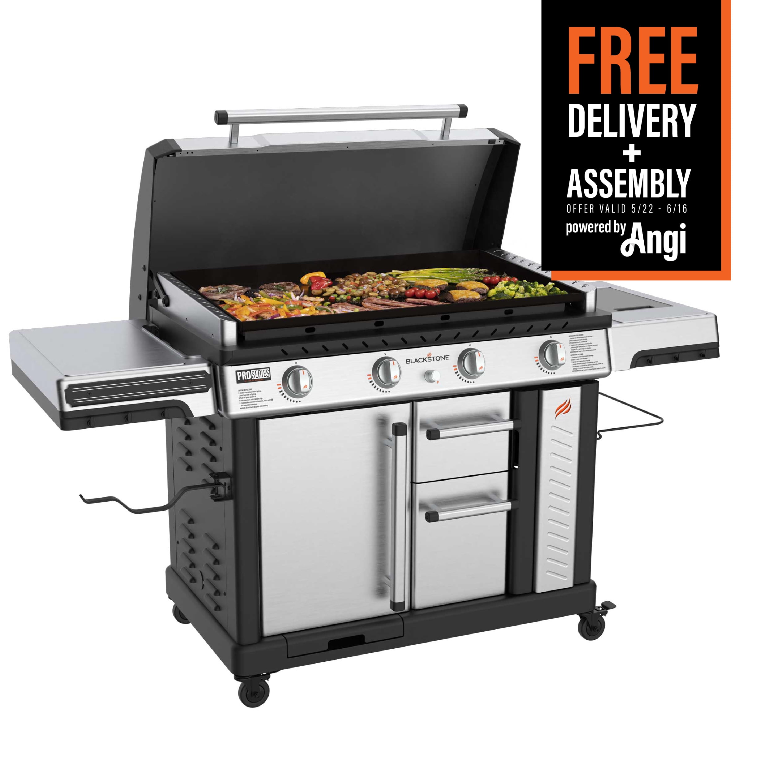 Blackstone Proseries 28 In Blackstone Griddle Hood Blackstone 28