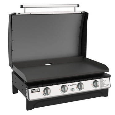 Blackstone Pro Series 4-Burner 36" Propane Omnivore Drop-in Outdoor Griddle with Hood