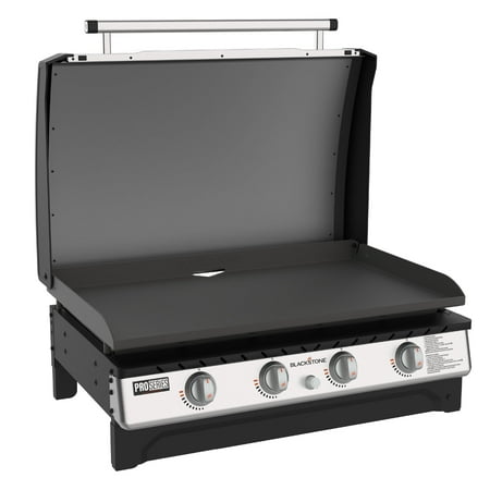 Blackstone Pro Series 4-Burner 36" Propane Omnivore Drop-in Outdoor Griddle with Hood