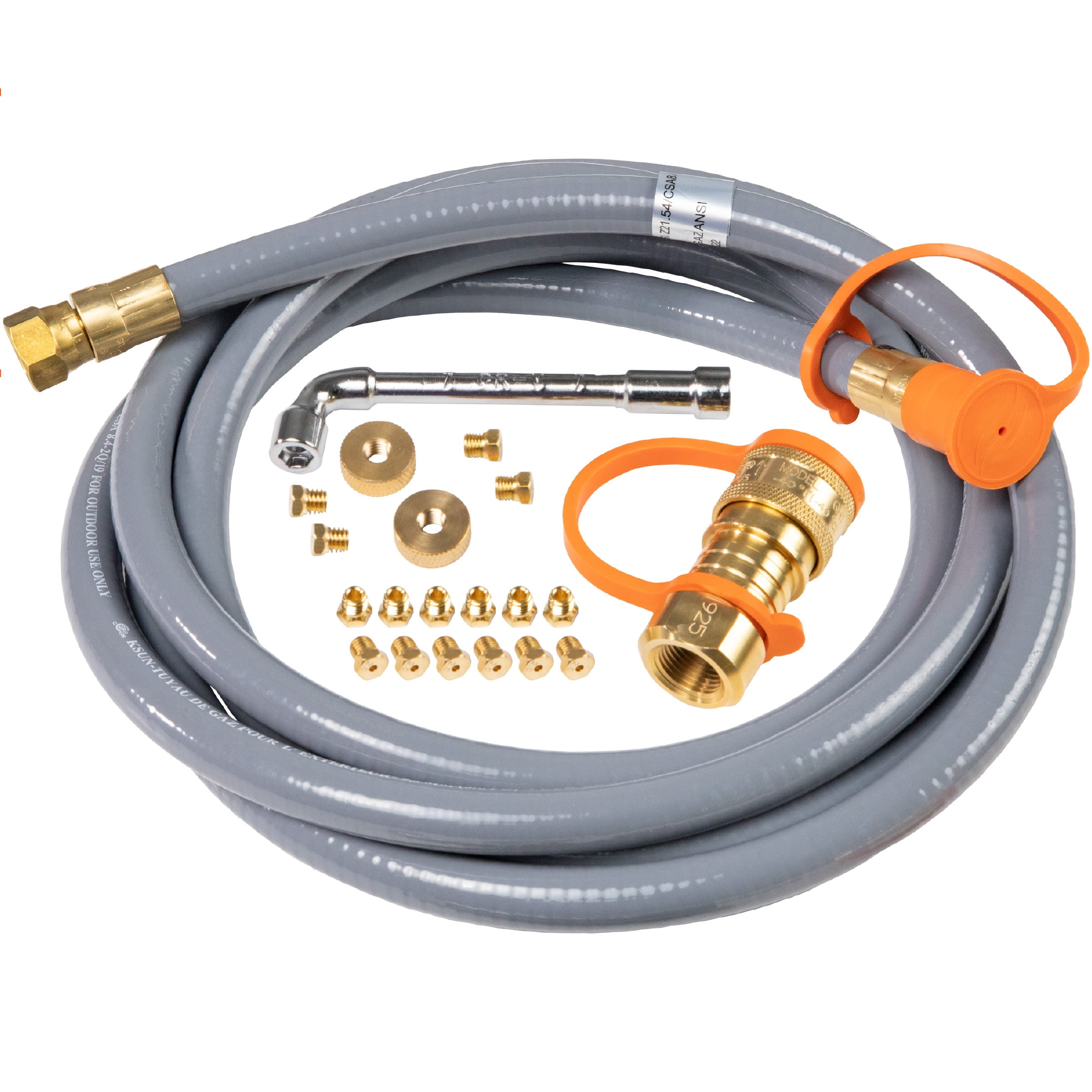 Blackstone 10ft Gray Natural Gas Conversion Kit with Quick Connect