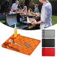 thumbnail image 1 of Silicone Griddle Cover for Blackstone 15.4 Inch Griddle, Heavy Duty Food Grade Silicone Griddle Cover, Griddle Accessories for Blackstone, Grill Protective Shelf Mat (Orange), 1 of 7