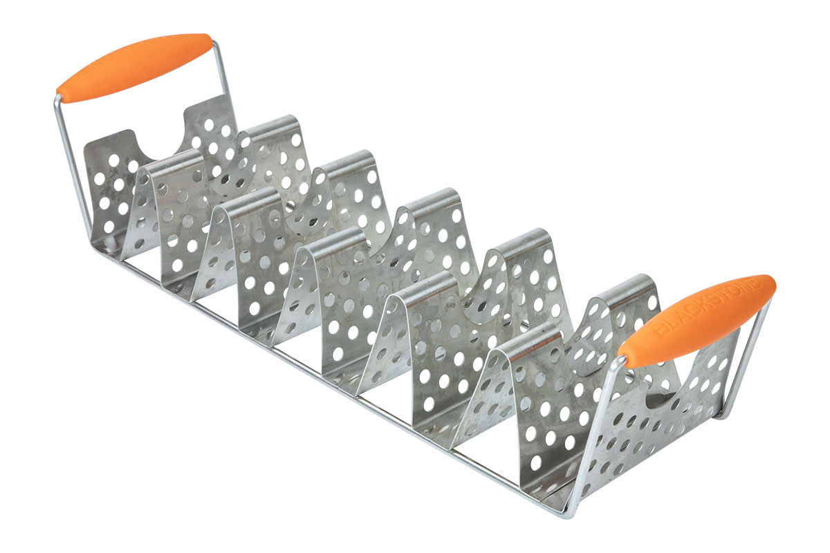 Blackstone Stainless Steel Taco Rack Holder with Handles - image 1 of 9