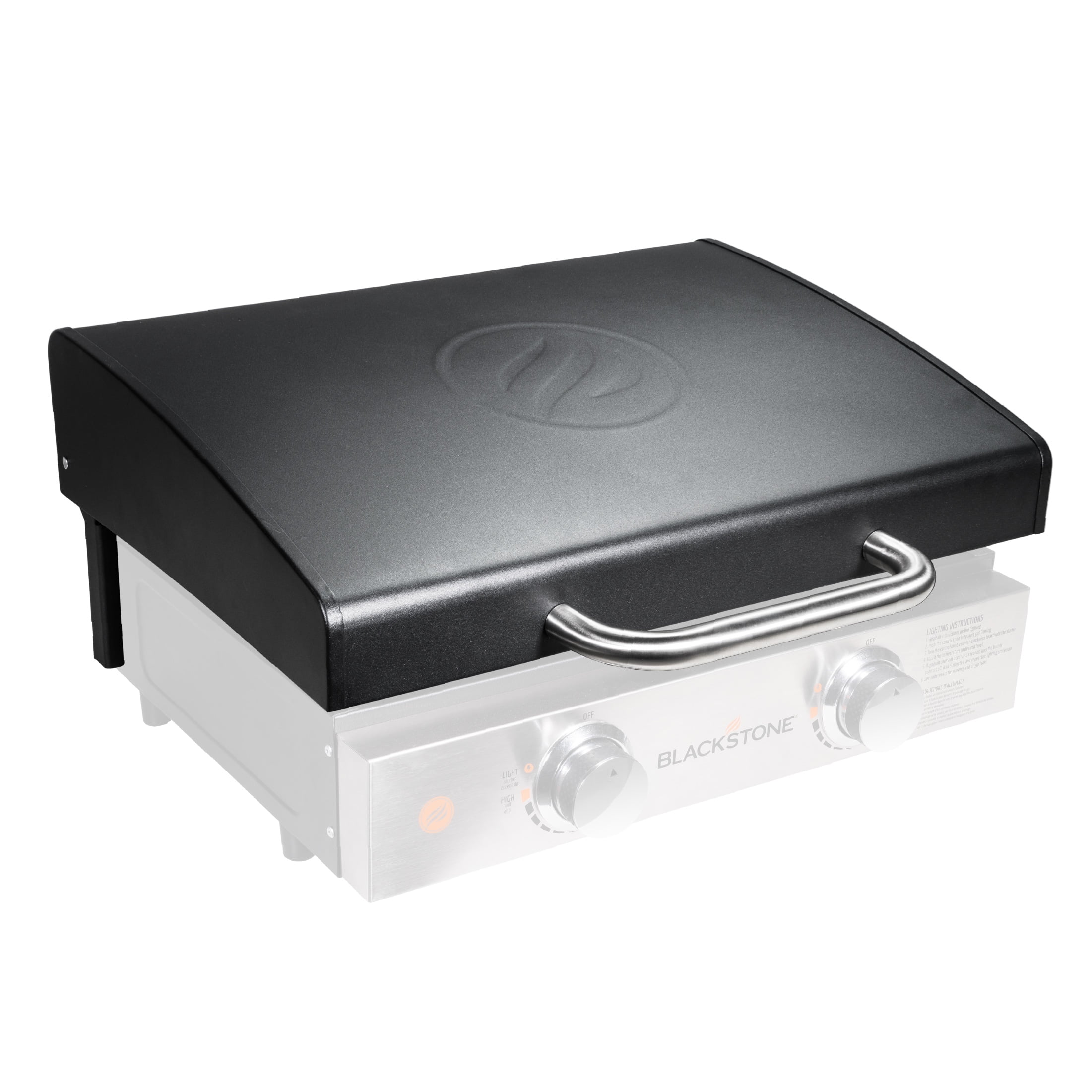 Black Powder-Coated Steel 22" Tabletop Griddle Hood