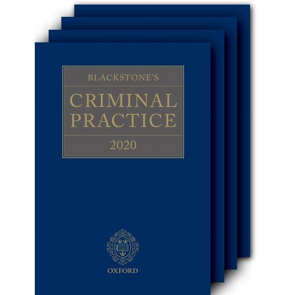Blackstone's Criminal Practice 2020 (Book and All Supplements), (Paperback)