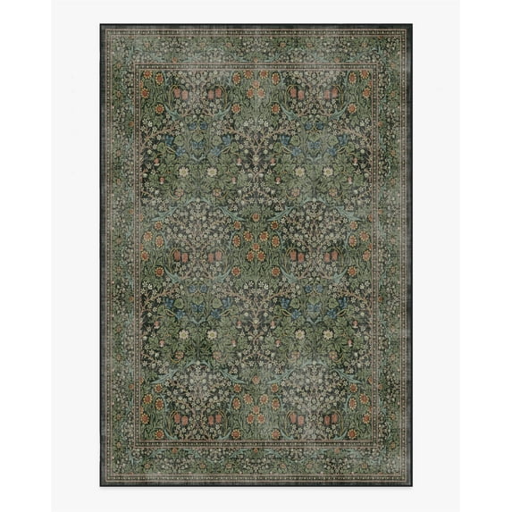 Blackthorn Forest living room Rug flower maximalist rug indoor home living room bedroom art decoration carpet