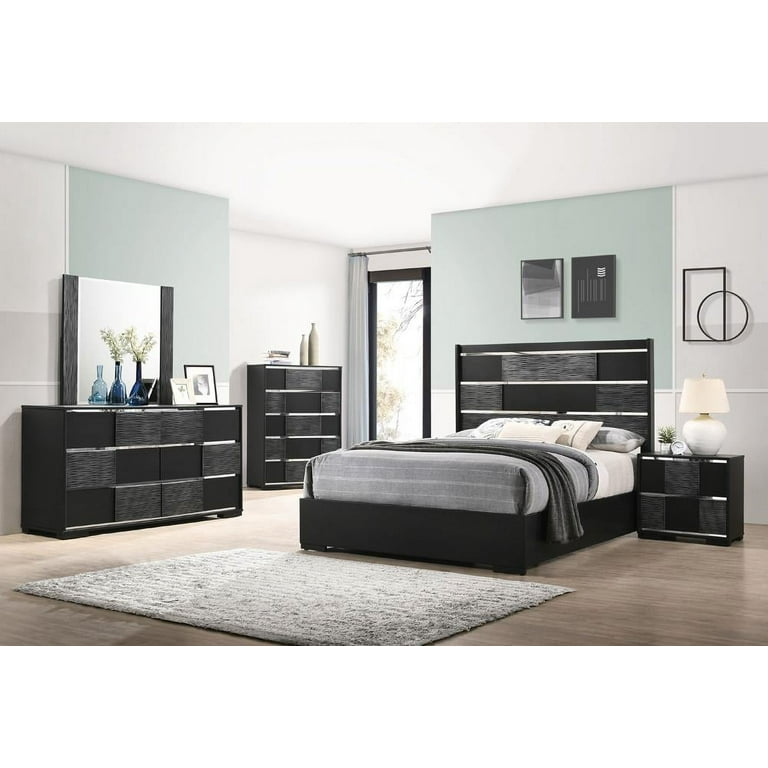 Black bedroom sale sets walmart