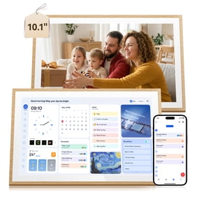 Blackview Digital Calendar 10.1'' electronic calendar for Family Schedules | Interactive Touchscreen Smart Chore Chart, Photo Frame for Family, Meals, Photo Display, Wall/Desk Mount, Gifts for Women