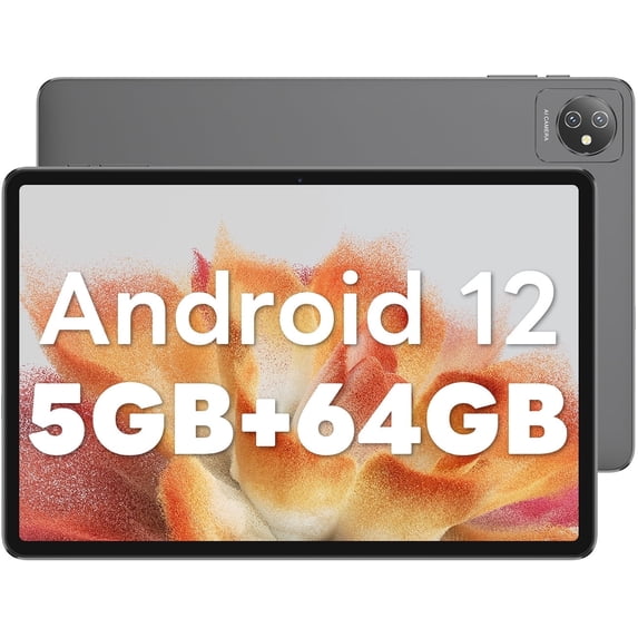 Blackview 10 inch Android Tablets 3GB/64GB Google GMS Touchscreen Tablet for Kids, Tab 7 WiFi, Gray