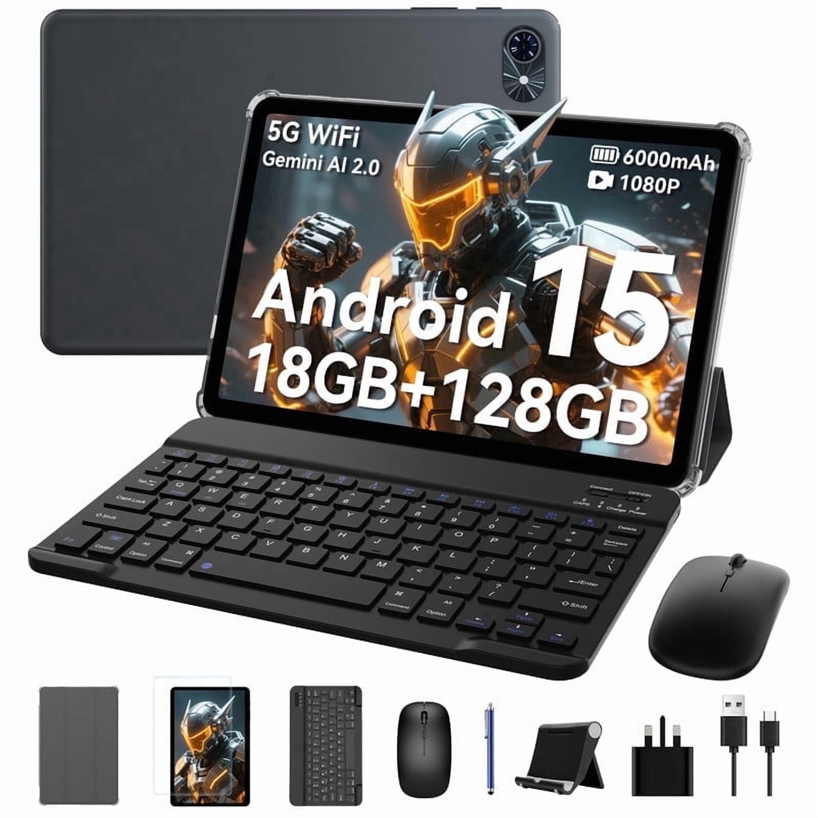 Android 15 Tablet 2026 Latest Android Tablets With Keyboard 18GB 128GB 