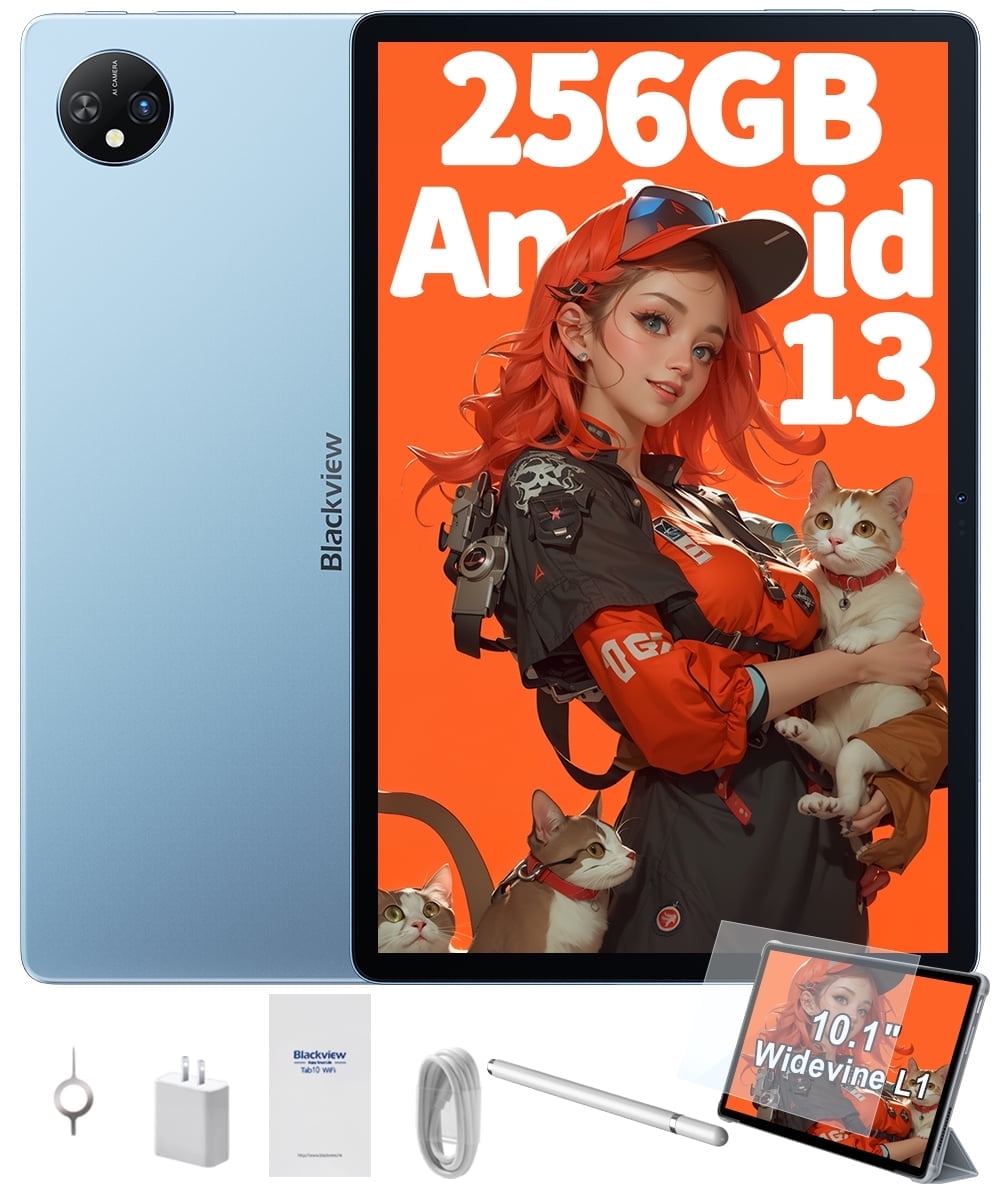 Blackview Tab 10 Android 13 Tablet, 10.1 Inch Display, Octa-core
