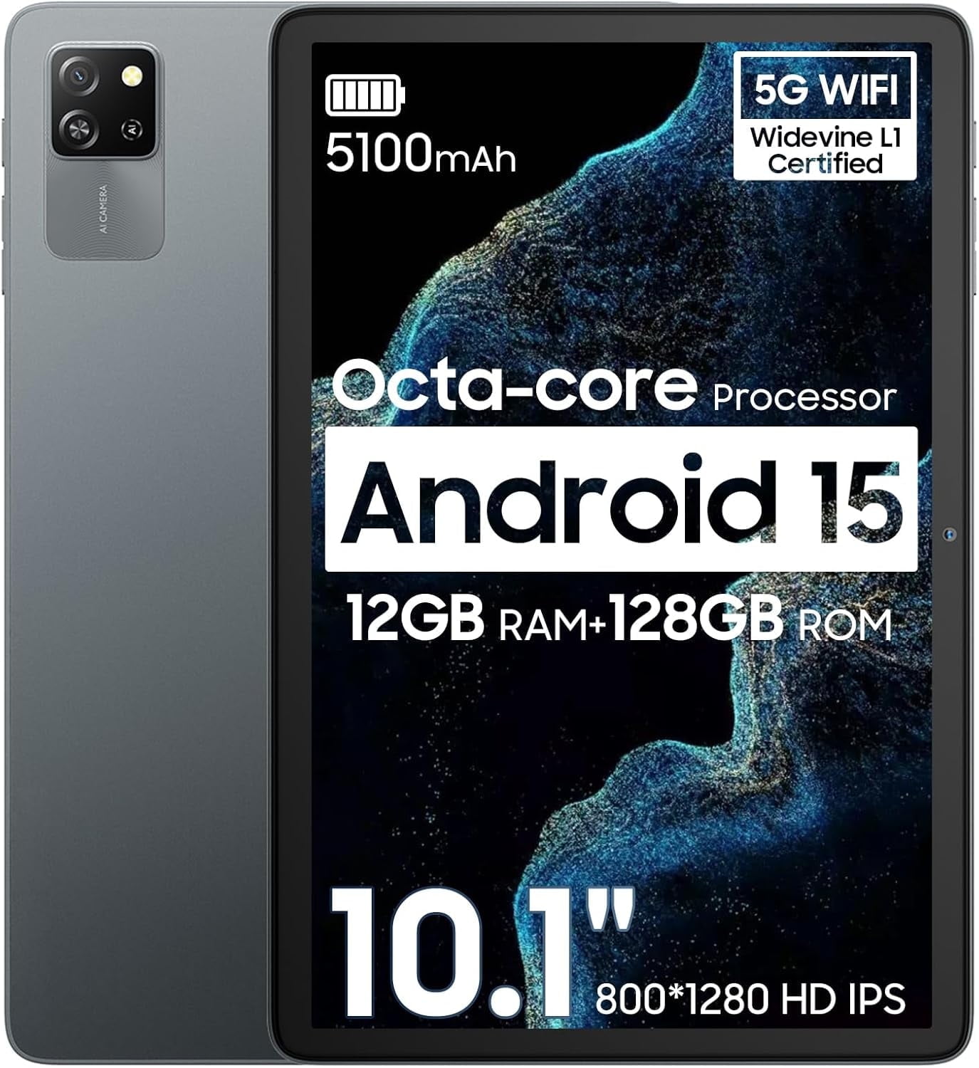 Blackview Tab 30 WiFi 10 inch Android 13 Tablet, 6GB RAM, 64GB ROM