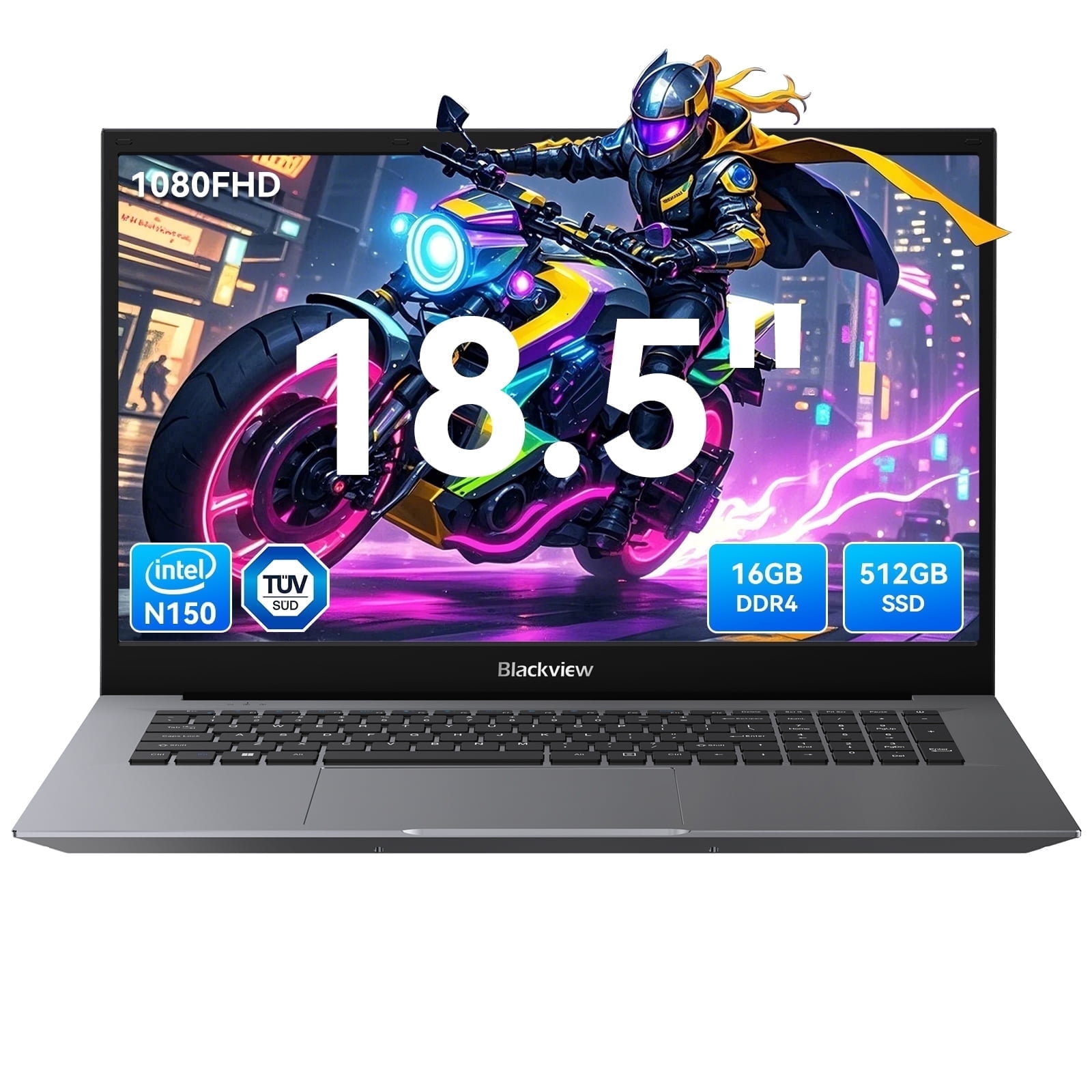 Blackview Acebook 8 Laptop, 15.6'', 16GB RAM, 512GB SSD, Intel N97