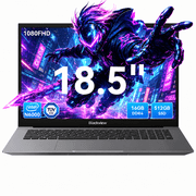 Blackview AceBook 10 18.5" Laptop, 16GB RAM 512GB SSD, Intel N6000 Quad-Core, FHD Screen, Windows 11 Pro, WiFi 6 Bluetooth 5.2, Type-C PD Charging, For Business