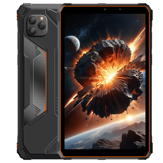Blackview Active 5 6GB 128GB 8.68-inch Rugged Tablet Android 15,6600mAh 4G Rugged Smart Tablet-Black/Orange