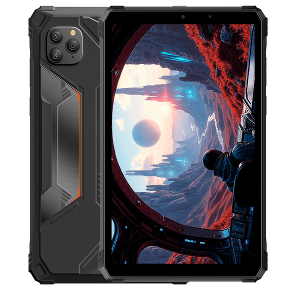 Blackview Active 5 6GB 128GB 8.68-inch Rugged Tablet Android 15,6600mAh 4G Rugged Smart Tablet-Black/Orange