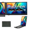 thumbnail image 1 of Blackview Laptop Screen Extender 14", 1080P FHD IPS Portable Monitor for Laptop 13-17", 1.3lbs Ultra-Light & 0.17" Ultra-Slim, Travel Dual Monitor, Plug & Play for Windows/Mac/Android/Switch, 1 of 9
