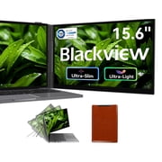 Blackview Laptop Screen Extender, 1.7lbs Ultra-Light & 0.17" Ultra-Slim, 15.6" FHD 1200P IPS Portable Laptop Monitor Extender,Travel Dual Monitor for 14-17",Plug & Play for Windows/Mac/Android/Switch