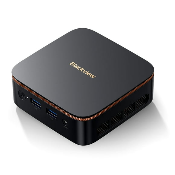 Blackview MP20 Mini PC Computer, Intel Processor N150 (up to 3.6 GHz), 16GB DDR4 RAM 512GB M.2 SSD, Mini Desktop Computer Support Dual 4K, WiFi 6, Bluetooth, Ethernet, for Business, Education, Home
