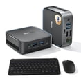 thumbnail image 1 of Blackview MP50 Mini PC with Keyboard&Mouse, AMD Ryzen 5 3500U(Up to 3.7GHz, 4C/8T), 16GB DDR4 512GB M.2 SSD, Dual 4K Display(HDMI+DP), WiFi 5, BT 4.2, Windows 11 Pro with 3-Year Warranty, 1 of 12