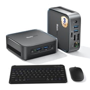 Blackview MP50 Mini PC with Keyboard&Mouse, AMD Ryzen 5 3500UUp to 3.7GHz, 4C/8T, 16GB DDR4 512GB M.2 SSD, Dual 4K DisplayHDMI+DP, WiFi 5, BT 4.2, Windows 11 Pro