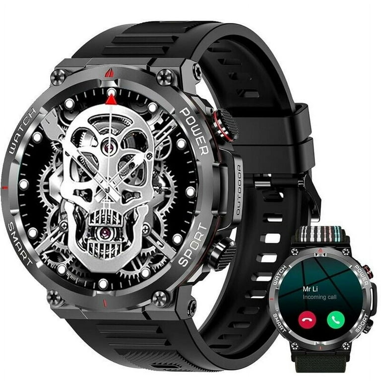 Blackview Rugged Smart Watch Bluetooth Call 1.39 HD Screen 100 Sport Modes Waterproof Black Walmart
