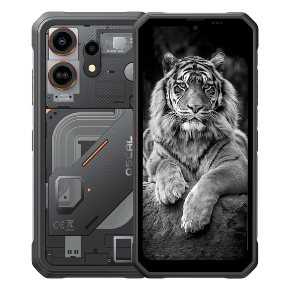 Blackview OSCAL MARINE 3 Rugged Smartphone,8GB 128GB,6.56" HD,5000mAh Battery Android 16 Mobile-Black/White