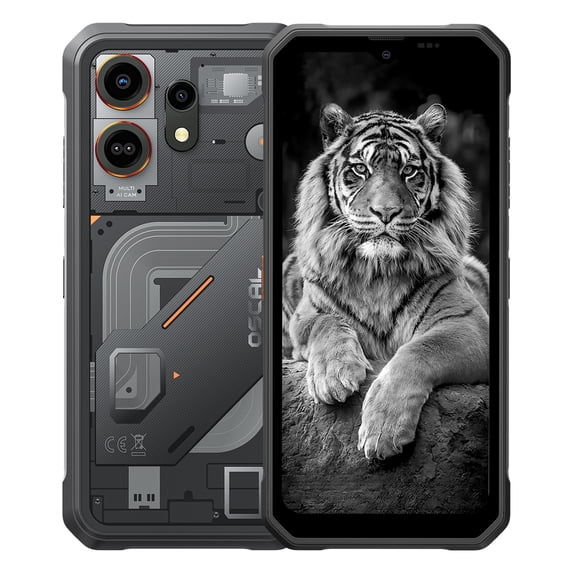Blackview OSCAL MARINE 3 Rugged Smartphone,8GB 128GB,6.56" HD,5000mAh Battery Android 16 Mobile-Black/White