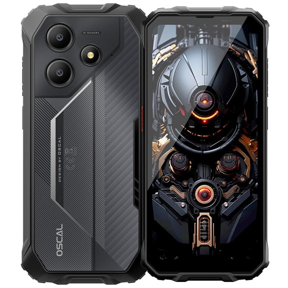Blackview OSCAL Marine 2 Rugged Smartphone AI, 8GB 128GB, 11000mAh, Android 15 Phone NFC,8GB 128GB Black