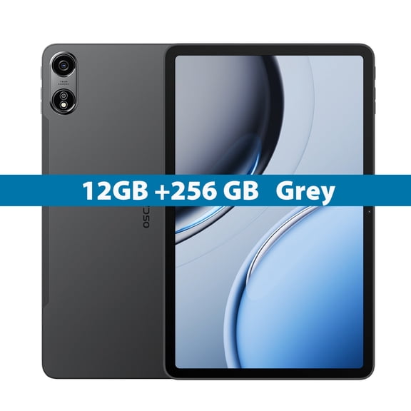 Blackview OSCAL PAD 100 Tablet PC 12'' 2K FHD Display,12GB RAM 256GB ROM 9000mAh Android 15 4G,Grey/Blue