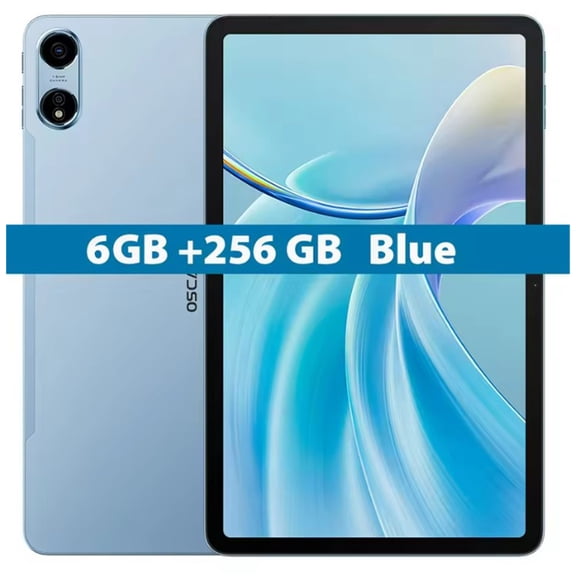Blackview OSCAL PAD 100 Tablet PC 12'' 2K FHD Display 6GB RAM 256GB ROM 9000mAh Android 15 4G-Blue/Grey