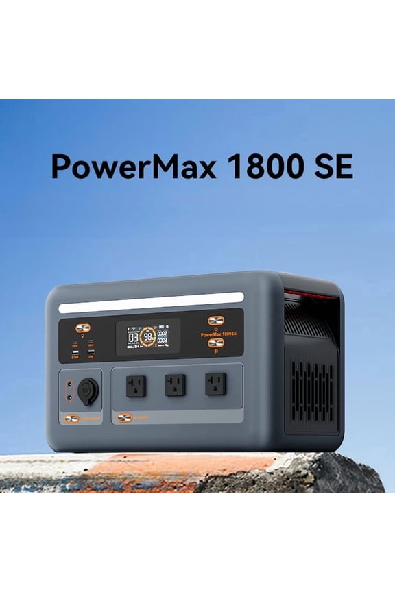 Blackview Oscal PowerMax 1800 SE Portable Power Station,1800W Rated 3600W Surge Pure Sine Wave,1024Wh LiFePO4,10 Ports,800W Solar+700W AC Fast Charge,0.01s UPS for Home Backup Camping RV Off-Grid