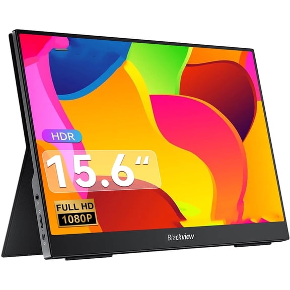 Blackview Portable Monitor 15.6 inch FHD Gaming Monitor for Laptop PC Phone Mac Xbox