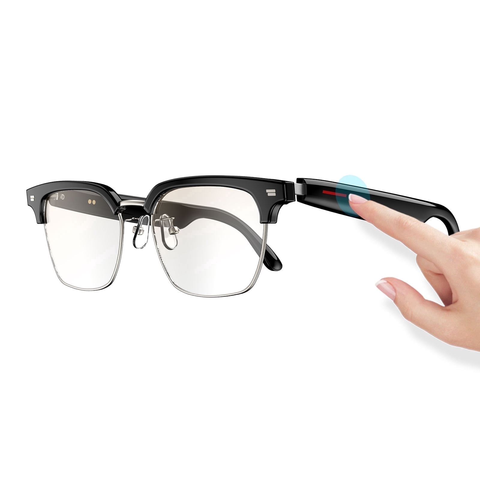 Blackview Smart Glasses Wireless Bluetooth Anti-blue Light Lens Outdoor Sports Hands-free Calling Music Eyeglasses
