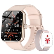 Blackview Smart Watch for Women with Bluetooth Calling, AI Voice Assistant, Fitness Tracker with 100+ Sports Modes, 1.83" HD Display, IP68 Water Resistant, Compatible with Android & iPhone, Pink