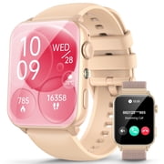 Blackview Smart Watch for Women with Bluetooth Calling, AI Voice Assistant, Fitness Tracker with 100+ Sports Modes, 1.83 HD Display, IP68 Water Resistant, Compatible with Android & iPhone, Pink