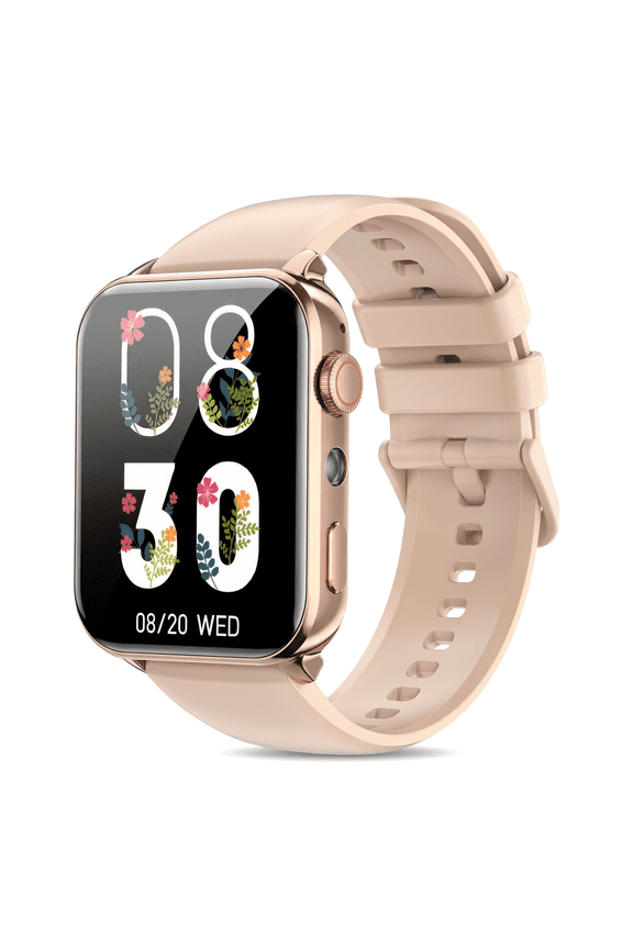 Women's Smart Watch with Bluetooth Calling, AI Voice Assistant, Fitness Tracker, 1.91" HD Display, IP68 Water Resistant, Flashlight, Custom Watch Faces, Compatible with Android & iPhone