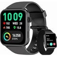 thumbnail image 1 of Blackview Smart Watch for Men Women, 1.83" Fitness Watch with Bluetooth Call/Voice Assistant, Waterproof, 100+ Sports Modes for Android and Apple iOS, Black, 1 of 7