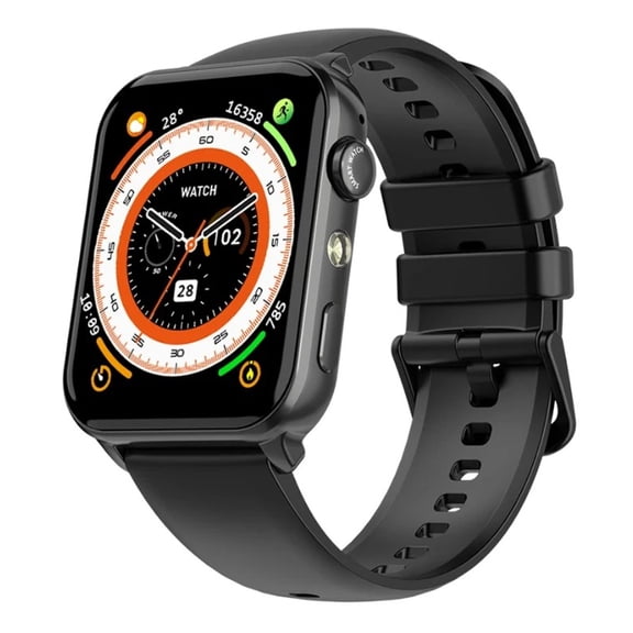 Blackview Smart Watch R30 MAX 1.91" Screen Bluetooth Calling LED Flashing Ai Voice Assitant 100+ Sport Mode Multiple APP Message Alerts Android (Black)