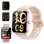 Blackview 1.85" Smart Watch for Women, Bluetooth Answer/Make Calls/Push Message/100+ Sports Modes/IP68 Waterproof,fits for Android iPhone Apple,Pink