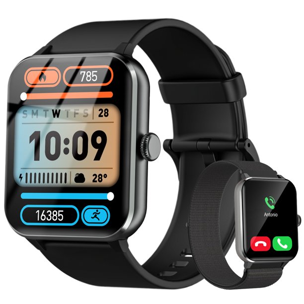 Blackview Smart Watch for Women Men, Bluetooth Call(Answer/Make Calls