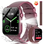 Blackview 1.91" Smartwatch for Men Womens,100+ Sports Modes/BluetoothAnswer/Make Calls/IP68 Waterproof,Smart Watch fits for Android iPhone,Purple